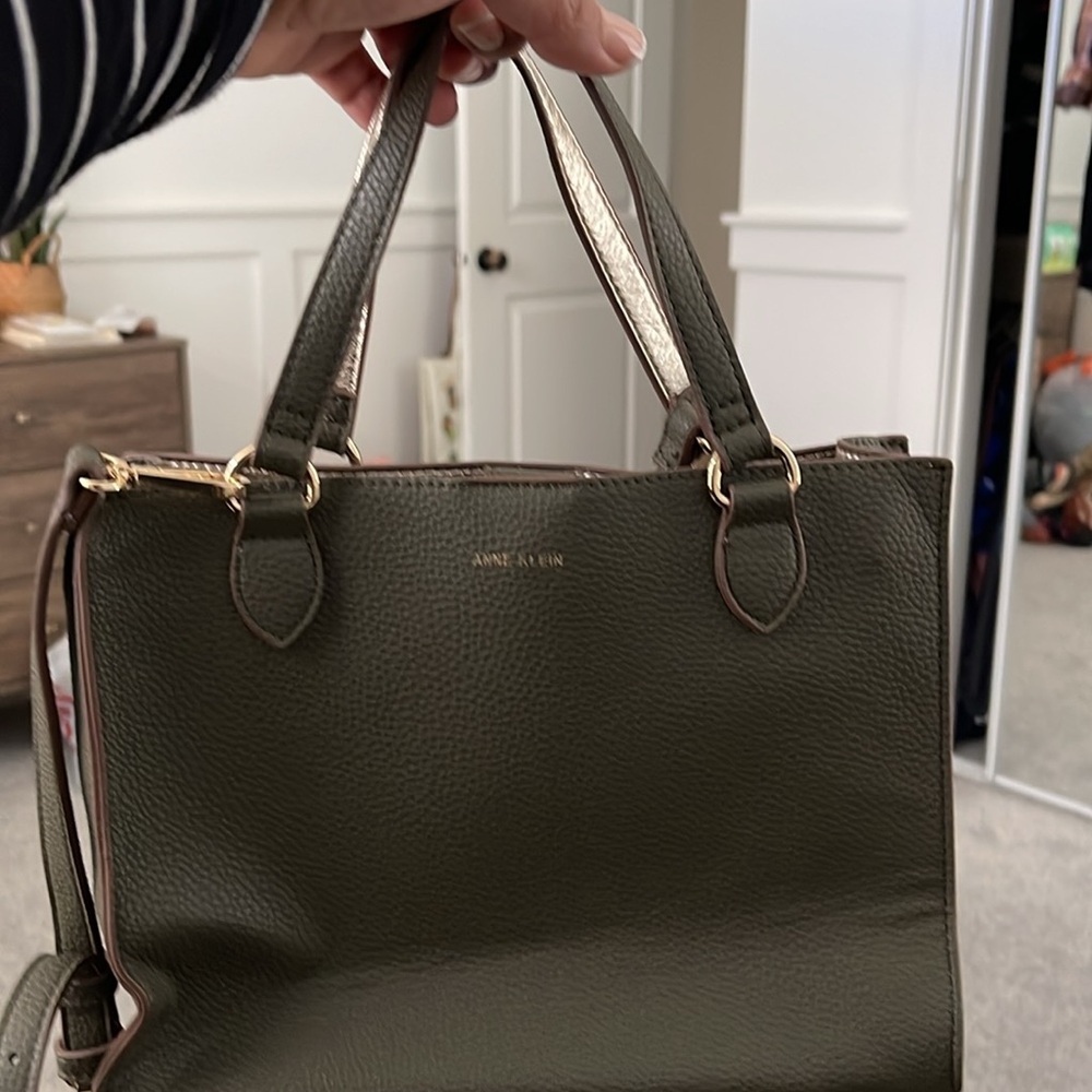Anne Klein mini olive purse